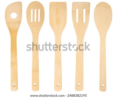 Similar – Image, Stock Photo Kitchen utensils on a pink table. Colorful baking tools