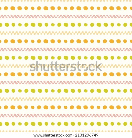 Seamless pattern with colorful dots