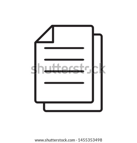 paper flat icon vector illustration