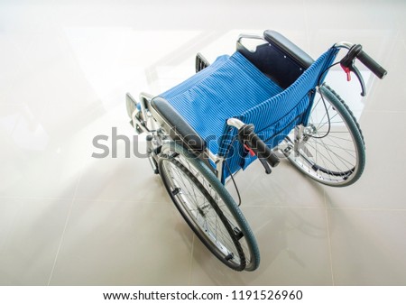 Similar – Image, Stock Photo view of wheel chair for use by physically challenged or handicapped people