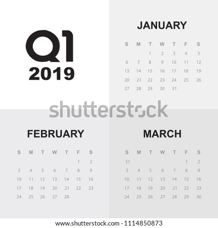 First quarter of calendar 2019
