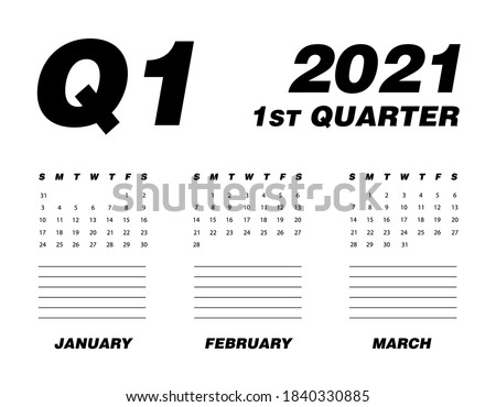 First quarter of calendar 2021
