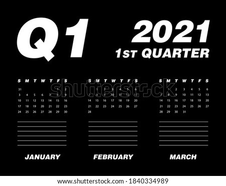First quarter of calendar 2021
