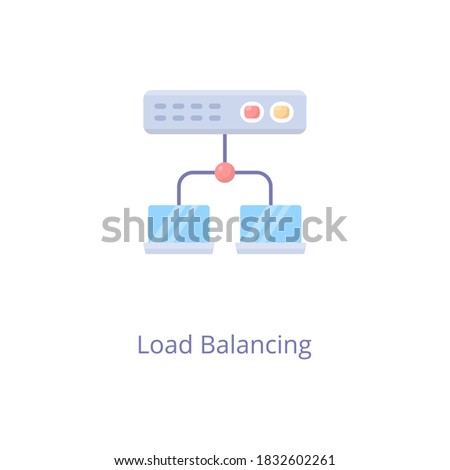 Load Balancing icon in vector. Logotype