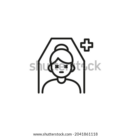 Pass Away icon in vector. Logotype Foto stock © 