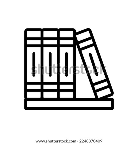 Library  icon in vector. Logotype