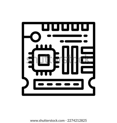 Circuit Board icon in vector. Logotype