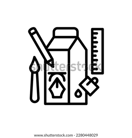 Packaging Design icon in vector. Illustration