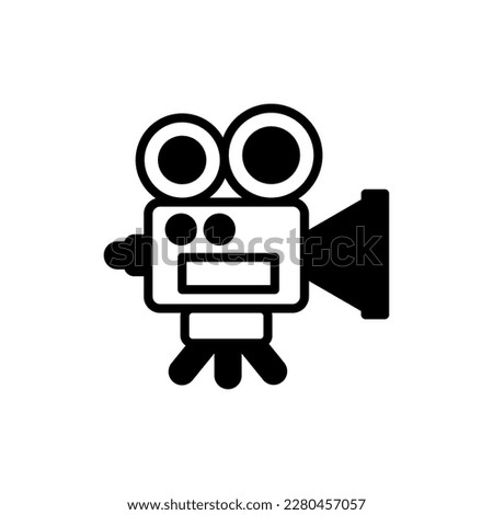 Video Camera icon in vector. Illustration