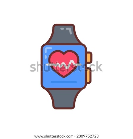 Wearable Medical Devices icon in vector. Illustration