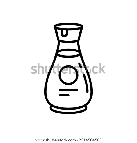 Soy Sauce icon in vector. Illustration