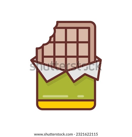 Chocolates icon in vector. Illustration