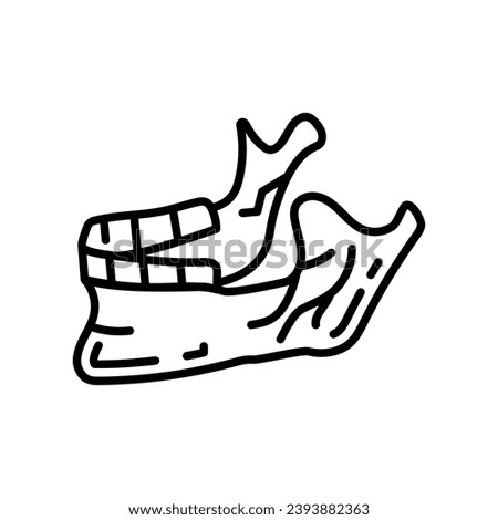 Oropharynx icon in vector. Logotype