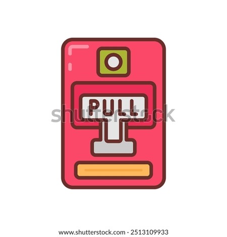 Fire Alarm Filled Icons , Vector illustration