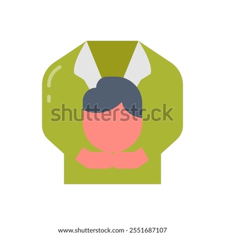 Head Off Trick Flat Icons, Vector illustration