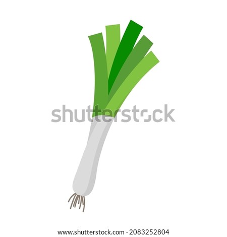 vegetable leek vector illustration logo icon clipart 