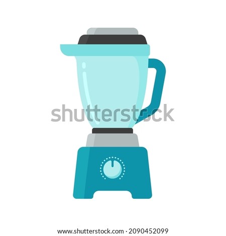 Electric blender vector design illustration food mixer grinder kitchen Juice maker Flat style Logo Icon Clipart