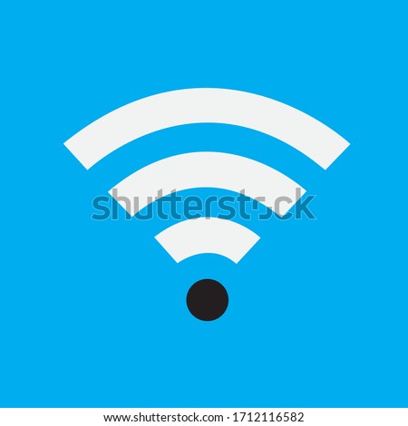 Wifi sign that attracts 1 bars. Vector drawing.