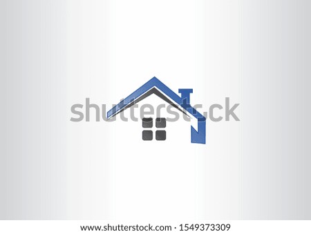 Creative House roof and home logo vector element icon design vector on white background.