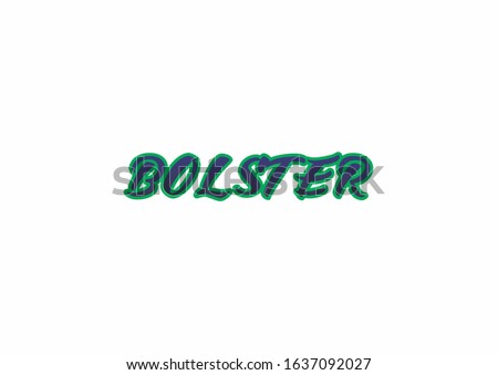 Bolster Text Vector logo Typography 
