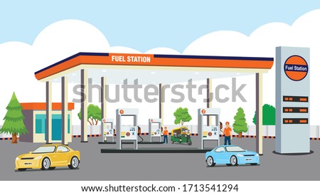 Petrol Pump for fuel the car and auto