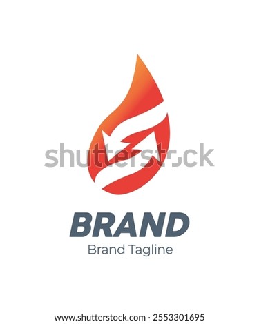 Oil droplet with arrow and letter Z logo icon design template