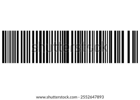 Barcode isolated on white background. Code stripes sticker. Barcode labels, customers qr code.