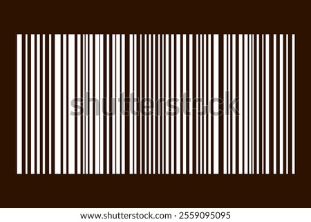 Barcode isolated on color background. Code stripes sticker. Barcode labels, customers qr code.