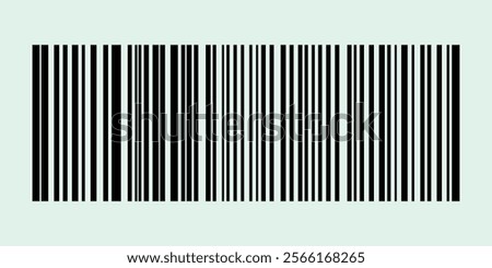 Barcode isolated on color background. Code stripes sticker. Barcode labels, customers qr code.