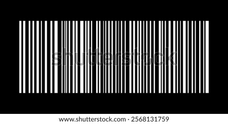 Barcode isolated on color background. Code stripes sticker. Barcode labels, customers qr code.