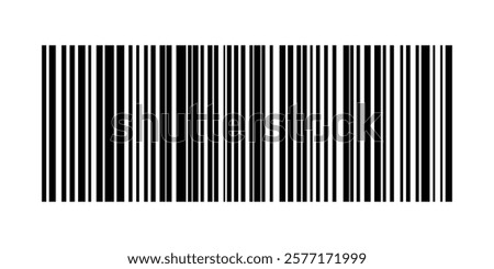 Barcode isolated on color background. Code stripes sticker. Barcode labels, customers qr code.