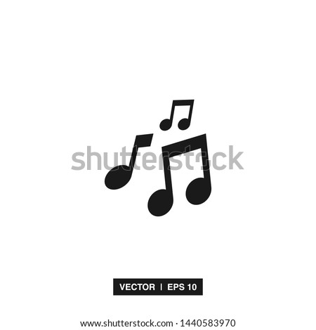 Music Note Icon Vector Illustration