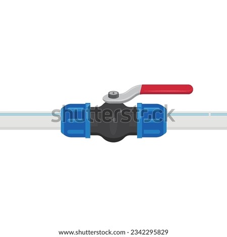 water pipe valve handle icon vector element concept design template web