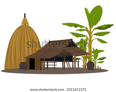 Similar – Image, Stock Photo Hut in the jungle near Ninh Binh, Vietnam