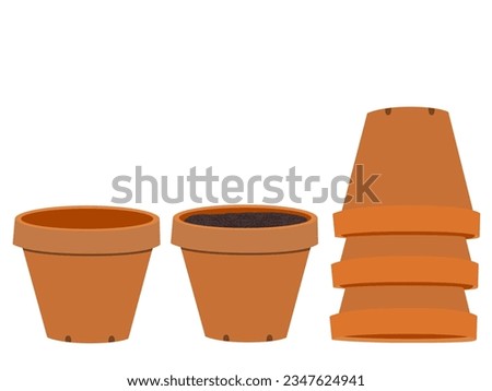 Potted plants on a white background.