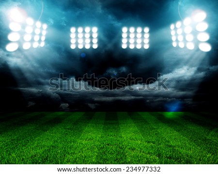 light of stadium