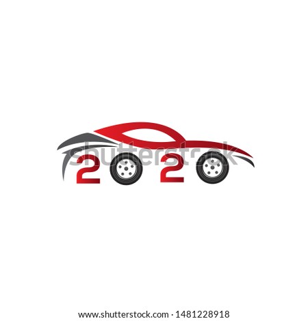 2020 Automobile logo or t shirt design template