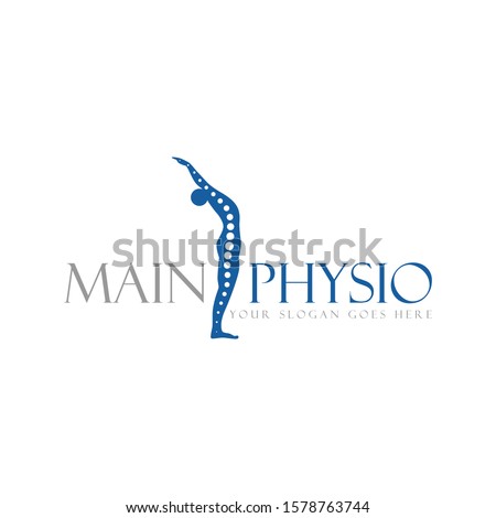 Simple and unique human body shapes contain skeletal or important points image graphic icon logo design abstract concept vector stock. Can be used as a symbol related to physiotherapy or health