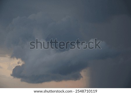 Similar – Foto Bild dunkle Gewitterwolke am Sommertag