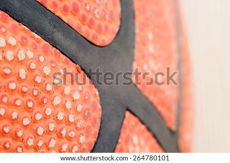 texture of a basketball ball