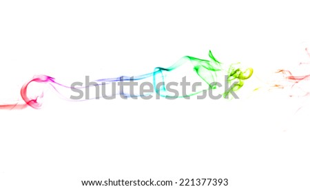 Abstract of color smoke background.