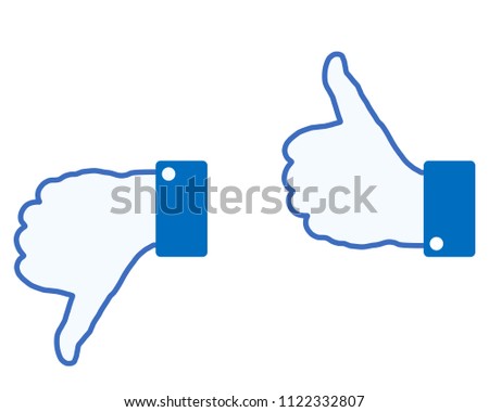 Hand sign on white