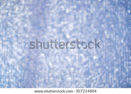Blue heat insulation blurred texture background from de-focus shot