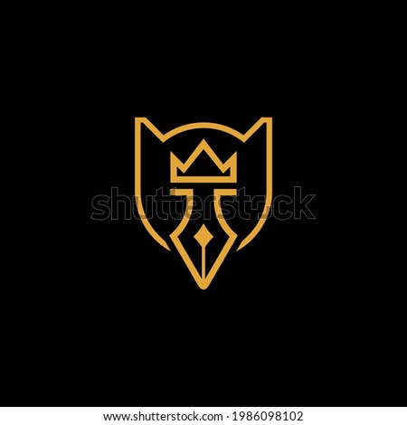 Royal Pen logo design inspiration