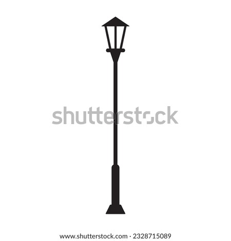 street light icon design template vector isolated