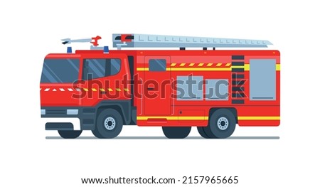 Similar – Image, Stock Photo Fire engine 112 Emergency call