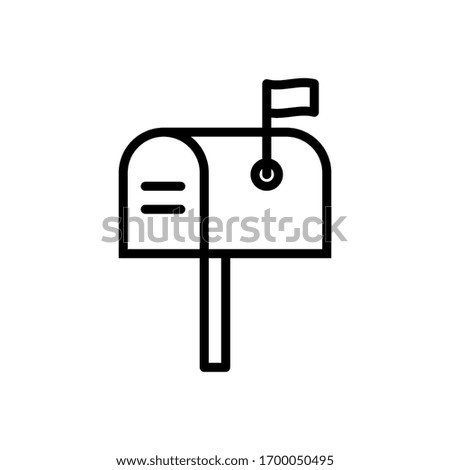 mailbox icon design vector template