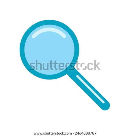 magnifying glass icon of color style design vector template