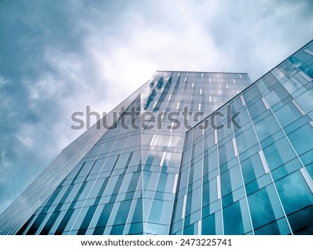 Similar – Image, Stock Photo Futuristic facade Facade