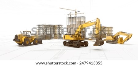Similar – Image, Stock Photo Mechanic reading document in workshop